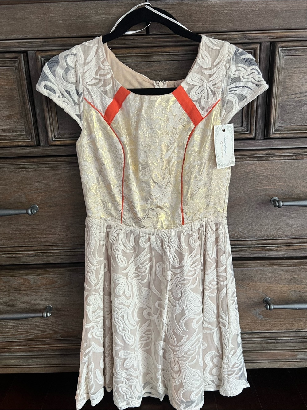 Champagne & Strawberry Dress